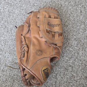 Cooper Diamond 25 454 Tan Leather Baseball Glove Vintage LHT LEFT HAND THROW